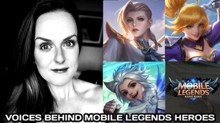 The Voices Behind Silvanna Fanny Harith and more | Mobile Legends | Voice Lines | PART 2