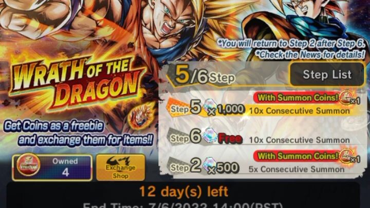 LL SSJ3 3 Summoning / Dragon Ball Legends