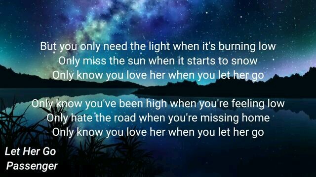 Let Her Go