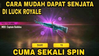 Cara Mudah dapat Senjata Permanen!! Di Luck Royale Cuma Sekali Spin, Garena Free Fire