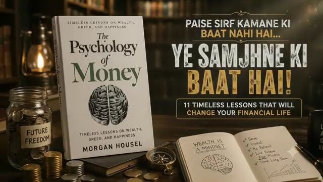 The Psychology of Money in Hindi | पैसे के बारे में 11 जरूरी बातें जो अमीर लोग समझते हैं