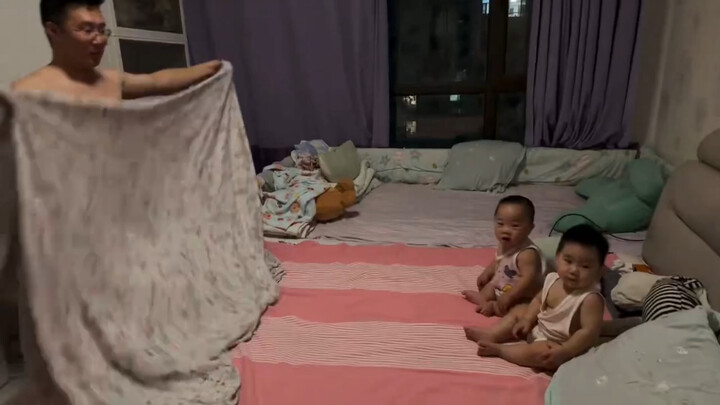 A generous mom, a hardworking dad, and two clueless kids! Kid: “Dad’s gone, and now there’s a goose!