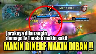 LANGGAN BAN GLORY, LV 2 UDAH BERASA PUNYA ITEM SAKIT BANGET #mobilelegends