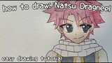 How to draw: Natsu Dragneel | easy anime drawing tutorial | step by step