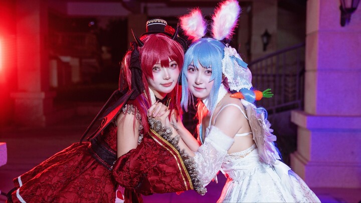 กระต่ายเทวดา vs เรือปีศาจ ~ การเต้นคัฟเวอร์เพลง "ทุกวันสวรรค์นรก" ของเรือและกระต่ายหน้าตาดีสุดๆ! 【กา