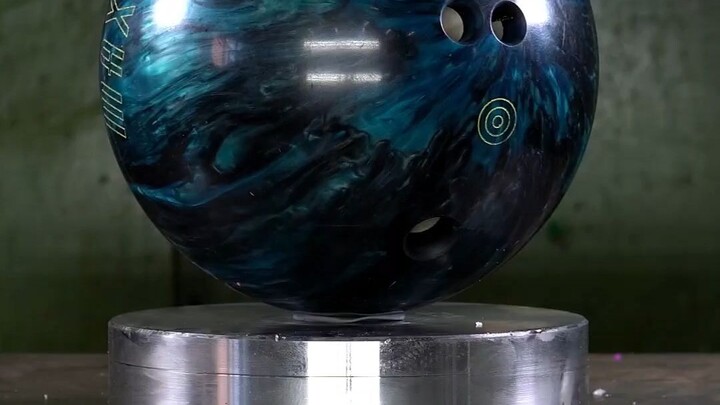 【Máy ép thủy lực ép mọi thứ】Bóng bowling