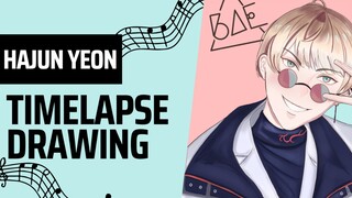 Rapper Hip - Hop nih | Hajun Yeon Timelapse Drawing