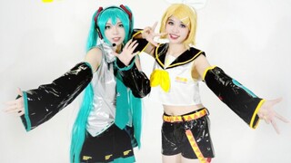 [Hatsune Miku×Kagamine Rin] เฮ้ เฮ้ เฮ้ เฮ้ ฟังฉันดีๆ นะ! 【คอสเพลย์】