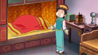 Shigugu: Gege, aku harus membangunkanmu agar kamu bisa mendapatkan makanan.
