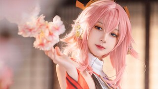 This fox is not too disdainful | baka love Yae Kamiko cos 4K