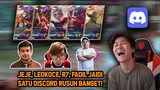 SATU DISCORD BARENG FADIL JAIDI, LEOKOCE, R7 RUSUH BANGET PARTY GG - Mobile Legends