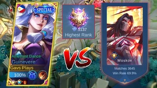 GUINEVERE VS TRASTALKER MOSCOV | WHO WILL WIN?! | MLBB