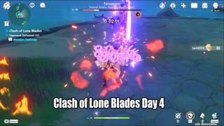 Clash of Lone Blades Day 4 - Versus the Mightiest Warrior Taroumaru Easy Guide No DMG Taken