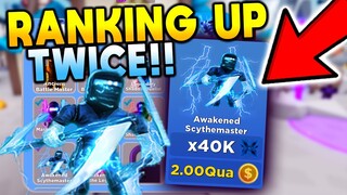 Becoming Awakened Scytemaster Rank in Ninja Legends (Roblox)