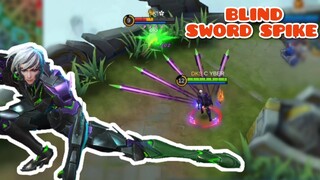 GUSION GAMEPLAY BLIND SWORD SPIKE. PERFECT COMBO