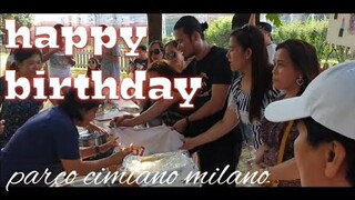 OFW MILAN/birthday ng kaibigan ni bossing