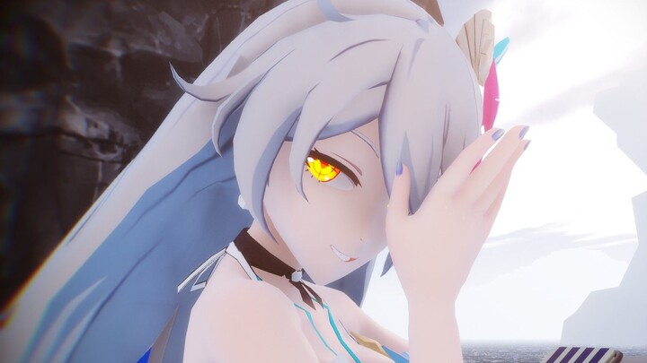 [Honkai Impact 3rd] kiana โชว์สเต็ปเต้นท่ามกลางชายหาด