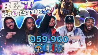 NARUTO VS ONE PIECE BACKSTORIES?! One Piece Eps 959/960 Reaction