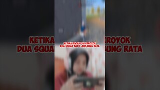 KETIKA RUOK FF DI KEROYOK DUA SQUAD AUTO LANGSUNG RATA