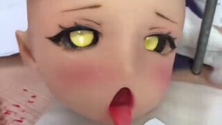 The doll with tracking eyes looks wherever it goes