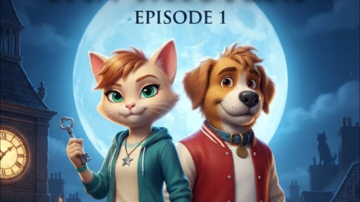 The Moonlight Paw Mystery — Episode 1: The adventure begins! 🐾🔎 Join Mimi and Bruno as they kick o