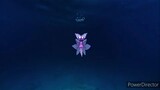 mewberty star swimming up low air underwater video