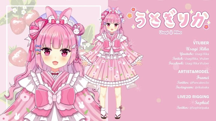 【Live2D VTuber Model Showcase】Usagi Rika
