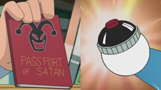 Which is more dangerous, the Doraemon Devil Passport or the Dictator Button?