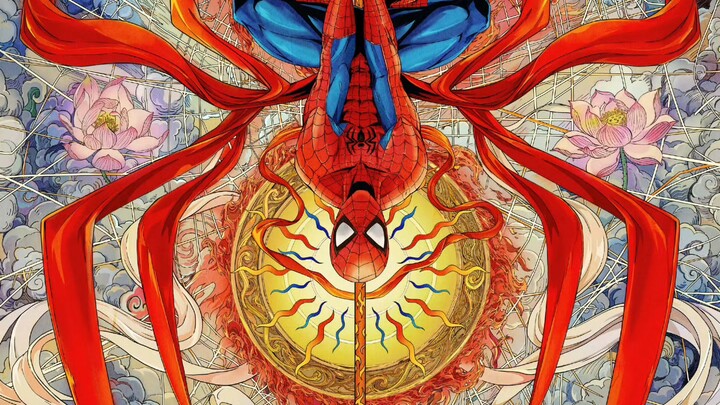 “Spider-Man: Across the Spider-Verse” unveils a Chinese-style poster, paying homage to Nezha.