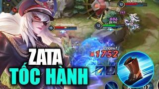 Zata Giáo Án Tốc Hành Chạy Siêu Nhanh | TOP Zata Bán Hành Team Bạn | Liên Quân Mobile