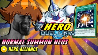 Yu-Gi-Oh! Duel Links - Normal Summon NEOS is BROKEN 🗿 🔥 KOG/DLV.Max November