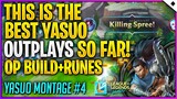 WILD RIFT YASUO MONTAGE - LOL MOBILE BEST MOMENTS & OUTPLAYS | MONTAGE #4 | P0K3R✓
