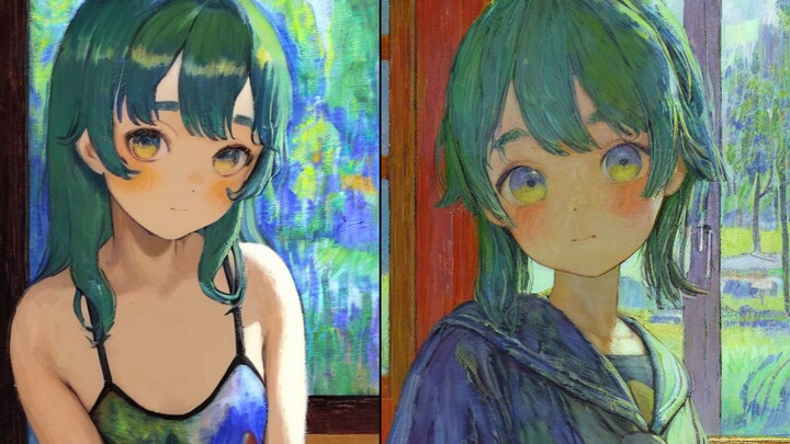 【AI Painting】Post-Impressionism Gauguin x Mao Lei Vol.1