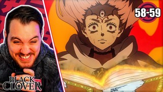 BULL THRUST! || BLACK CLOVER Episode 58 and 59 REACTION + REVIEW