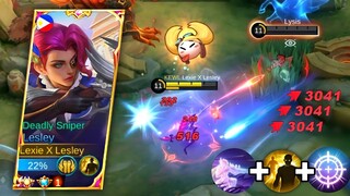 THIS IS THE REASON WHY LESLEY IS THE QUEEN OF LATE GAME - TOP GLOBAL LESLEY - MLBB