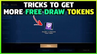 TRICKS TO GET MORE TOKENS IN DOUBLE 11 DIAMOND VAULT || MOBILE LEGENDS || SAJID CH