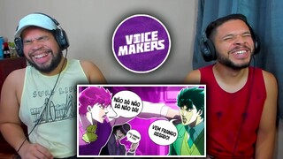 A CASA CAIU, DIO! (JOJO PARÓDIA REDUBLAGEM) | Voice Makers