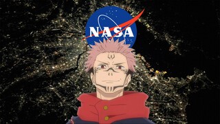NASA membagikan pemandangan malam Tokyo, dan kolom komentar diisi dengan lirik OP "Jujutsu Kaisen"?