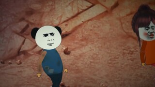 Corpse, ghost town candied haws [sand sculpture animation]