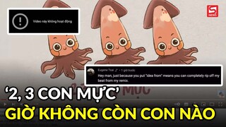 Đoạn nhạc gây sốt "2, 3 con mực" biến khỏi YouTube