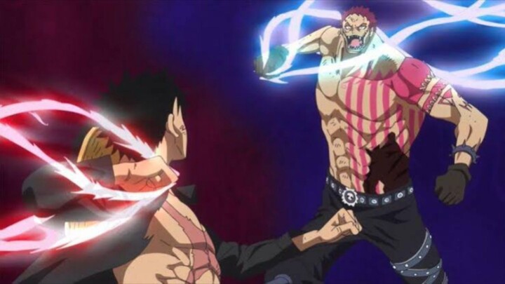 Gilaaa Luffy vs katakuri full bentrokan Haki