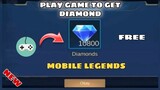 PLAY GAME TO DIAMONDS MOBILE LEGENDS NEW 2021! LEGIT100%