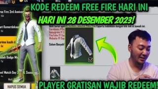 KODE REDEEM FREE FIRE TERBARU 28 DESEMBER 2023 HARI INI - KODE REDEEM FF TERBARU 28 DESEMBER 2023