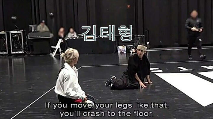 When Kim Tae Hyung tries to tumble