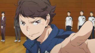 Kageyama: Oikawa-senpai, bạn có muốn khăn giấy không?