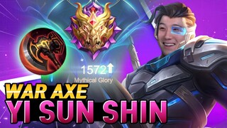 This build was overpowered for Yi Sun shin in Mythical Glory rank | Mobile Legends