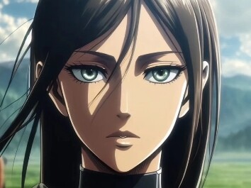 This is what Eren and Mikasa's daughter probably looks like! Is the amazing AI image that once went 