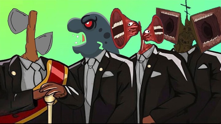 Siren Head Vs Megahorn Vs Sin Godzilla - Coffin Dance Meme Song COVER