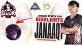 JANAAQT GEEKFAM BEST HIGHLIGHTS VS REBELLION ZION | WEEK 2 DAY 3 | MLBB