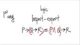 1st/2ways: logic Import-Export